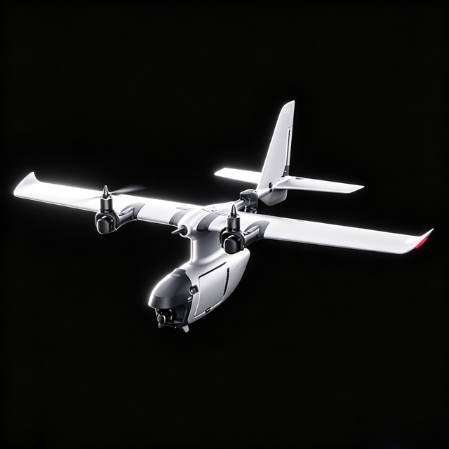 Professional VTOL Vertical Remote Control Aerial Photography 8k Dual Light Camera15KM Mapping FPV Fixed Wing Large Outdoor UAV