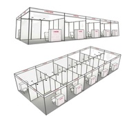 Precio de Fábrica, Perfil de Aluminio Modular de 10 pies y Ocho Vías para Exhibiciones, Estructura de Stand con Panel de PVC