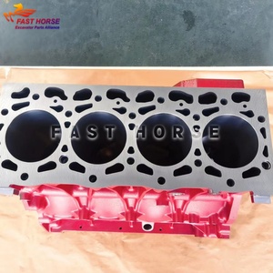 บล็อกเครื่องยนต์ Hangood ISF3.8 สำหรับรถบรรทุกขนาดเล็ก รถบัส ดีเซล บล็อกกระบอกสูบ 4 สูบ เครื่องจักรกลงานวิศวกรรมก่อสร้าง - Product Image 2