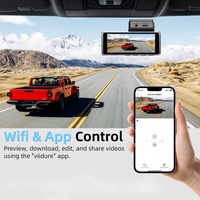 WDR Venture Full HD 1080p Enregistreur Vision Nocturne Voiture Dvr Wifi Caméra de Voiture Gps Voiture Dash Cam 4K 3 Canaux avec ADAS pour Moto