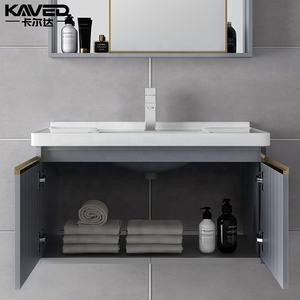 Tocador moderno de lujo con montaje en pared, tocador de <span class=keywords><strong>baño</strong></span> con un solo lavabo - Product Image 6