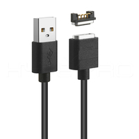 Conector Magnético HYTEPRO M512 de 4 Pines para Carga Rápida y Transferencia de Datos para Dispositivos Electrónicos de Consumo e Industriales