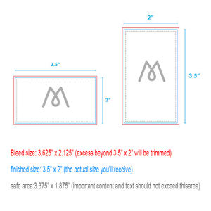 Livraison Gratuite 100 PIÈCES Personnalisées avec LOGO Texte Impression Offset Couleur Intégrale Recto-Verso Papier Couché Film Laminé Marque MIME Merci - Product Image 6