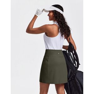 Falda pantalón de golf para mujer, 19 pulgadas, hasta la rodilla, con bolsillos, control de abdomen, falda deportiva de tenis, secado rápido, elastano, poliéster - Product Image 5