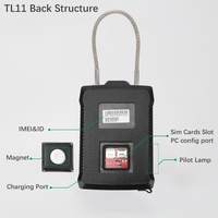 Sello de Seguridad con Rastreo GPS Inalámbrico, Red 4G/3G/2G, Consulta de Ubicación en Tiempo Real, Alerta por SMS para Gestión de Flotas