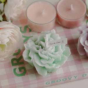 เทียนหอมรูปดอกโบตั๋นทำมือจาก Fyincraft เทียนหอมดอกโบตั๋นสำหรับตกแต่งบ้าน เทียนหอมจากไขถั่วเหลือง - Product Image 6