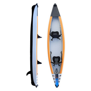 Kayak Inflable de Doble Plástico con Tecnología Drop Stitch, 415*82*35cm, Personalizado con Orificio de Drenaje KY-410 - Product Image 6