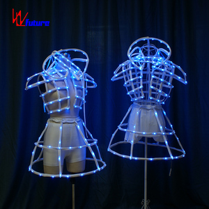 Popular LED Luminous Exotic Dancewear Pole Dancewear Lingerie Sexy <strong>Stripper</strong> <strong>Outfits</strong> - Product Image 4