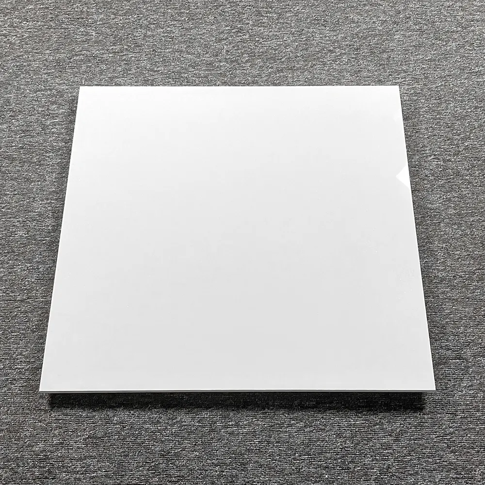Ubin Lantai Porselen Putih Super Murni 600X600Mm