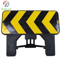 Portable pliable clignotant réfléchissant avertissement de sécurité rappel de danger construction de routes panneaux d'affichage