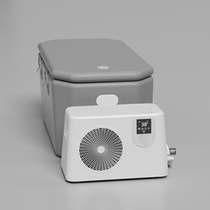 Baignoire à glace inclinée gonflable portable avec refroidisseur d'eau ultra-rapide contrôlé par Wi-Fi, ozonateur, chauffage et refroidissement 1 CV pour bain froid - Product Image 3