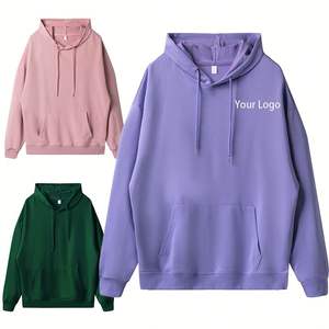 400GSM Heavy Weight Hoodies Manufacturer Streetwear Custom With Logo for Men Oversized Cotton Hoodie - Product Image 1