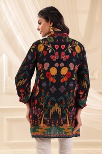 Camisa Túnica Moderna para Mujer con Estampado Floral Inspirado en la Naturaleza, Elegante y Casual para Oficina, Blusa de Moda - Product Image 6