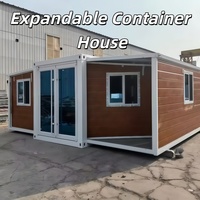 Promo Panas Rumah Kontainer Bongkar Pasang Mewah 20Ft 40Ft, Desain Modern Baja, Dapat Diperluas, Untuk Hotel/Gudang/Villa