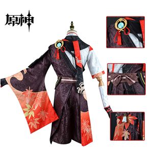 Anime Halloween carnaval traje juego Cosplay batalla Wanye Cosplay conjunto completo Genshin Kaedehara <span class=keywords><strong>Kazuha</strong></span> disfraz - Product Image 2