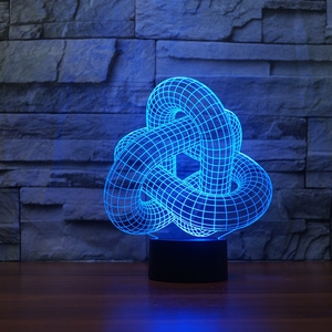Nouveau abstrait tactile lampe <span class=keywords><strong>de</strong></span> table 7 couleurs changeantes lampe <span class=keywords><strong>de</strong></span> bureau 3d lampe nouveauté Led veilleuses étoile <span class=keywords><strong>de</strong></span> <span class=keywords><strong>la</strong></span> <span class=keywords><strong>mort</strong></span> lumière LED livraison directe - Product Image 3