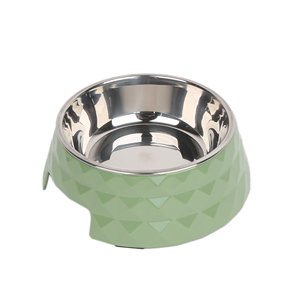 KIND Vietnam - Comedero Redondo Manual Moderno para Mascotas, Duradero, Ecológico, de Melamina A5, Resistente al Agua, Apto para Lavavajillas, para Interiores y Exteriores - Product Image 1