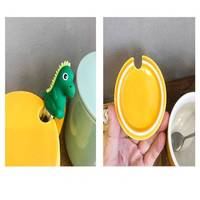 Mug en céramique 3D en relief, motif dinosaure monstre, émail coloré, pour le bureau, pour le thé, pour le café, Nightmare Before Christmas