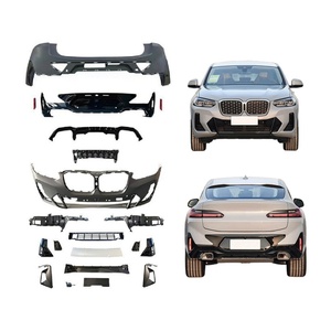Kit de Carrocería M-Tech 2022-2024 para Modificación de Automóviles, Parachoques Delantero y Trasero, Rejilla, Tira Reflectante, Compatible con BMW X4 G02 - Product Image 1