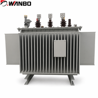 Transformateur de puissance immergé dans l'huile triphasé Wanbo-420 Wanbo S11 400 kVA 10 kV 0,4 kV pour la distribution