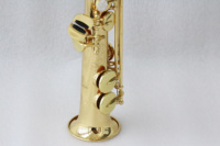 Classic Japanese Style Sopranino Saxophone with Gold Lacquered Eb Tone OEM Brass Body Wind Instrument