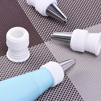 Shappy 12 pièces Embouts de poche à douille standard en plastique pour décoration de gâteaux (Modèle Shappy-Plastic Couplers-01 1.2 X 1