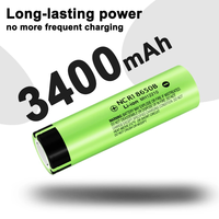 Baterai Isi Ulang HYL Li-Ion 3400mAh 3.7V Flat Top untuk Senter, Power Bank, Kipas, Paket Baterai DIY