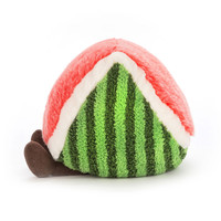 Peluche Pastèque Douce, Jouet en Peluche Fruité Kawaii pour Décoration Intérieure