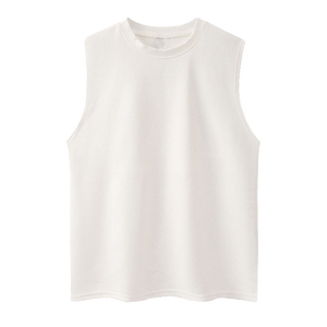 CB120-QL300 canottiere estive Unisex Top da ginnastica Casual Casual da uomo in pelle scamosciata traspirante alla moda senza maniche da <span class=keywords><strong>donna</strong></span> - Product Image 2