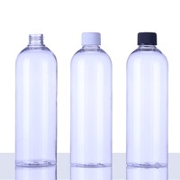 Bouteille en Plastique PET en Gros pour Gel Douche, Shampooing Beauté, Tonique, Produits de Bain et Soin Corporel