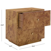 Commode moderne en bois massif FERLY, commode de rangement pour chambre à coucher, armoire à tiroirs en bois, meubles pour la maison