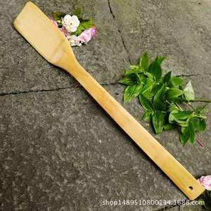 Ustensiles de cuisine et articles d'ameublement en bambou blanc, spatule de cuisson antiadhésive en bambou, spatule antiadhésive pour poêle, vente en gros - Product Image 1