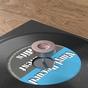 Adaptateur universel pour disque <span class=keywords><strong>vinyle</strong></span> 7 pouces Grand trou Manchon excentrique Absorbant les chocs Poids du plateau tournant en aluminium Stabilisateur <span class=keywords><strong>45</strong></span> RPM - Product Image 6