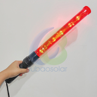 Bâton lumineux LED pour la circulation routière LB-TB02, alimenté par batterie, pour la sécurité routière et la direction du trafic