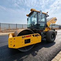 Compacteur de sol de 12 tonnes, rouleau compresseur ST-12B6, 97,5 kW, machine de construction routière vibratoire hydrostatique à rayon de braquage court