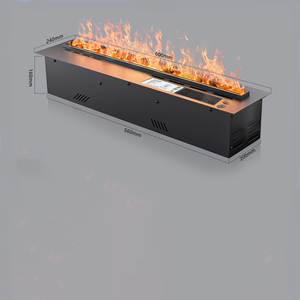 <span class=keywords><strong>Cheminée</strong></span> atomisée intelligente 4D haut de gamme à flamme simulée, humidificateur à effet de <span class=keywords><strong>feu</strong></span>, télécommande, décorative, pour salon, meuble mural - Product Image 6