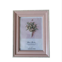 Cadre de photo mural vintage en bois, décoration de maison, style européen, vente en gros, usine,