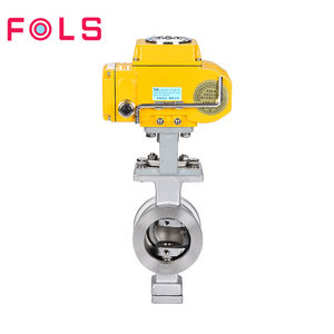 Válvula de Bola Tipo V Eléctrica de Ajuste Inteligente, Conexión de Brida, Aplicación de Agua, Acero Inoxidable 304, 2 Pulgadas Máx. - Product Image 4