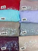 Tissu extensible en maille tricotée brodée jacquard à sequins, esthétique de luxe Haute Couture, vente en gros pour vêtements