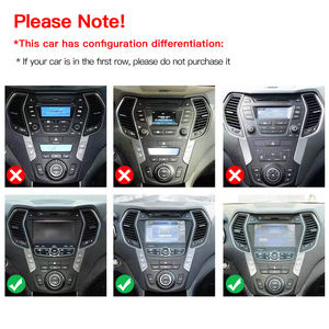Autoradio Stwei Android 14 Style pour Hyundai Ix45 Santa Fe 2012-2017 Lecteur multimédia GPS Carplay Stéréo 4g - Product Image 3