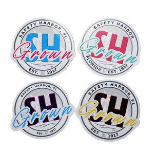 Wholesale Custom Pvc <b>Plastic</b> Round Sticker - Product Image 1