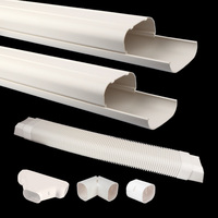 Outils et pièces HVAC YOD, diffuseur d'air, cache-conduit fin, systèmes de pompes à chaleur, climatiseur sans conduit, mini-split, cache-ligne