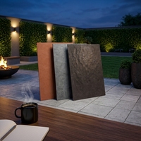 Panel de Fibrocemento Easygreen para Juntas Verticales, Ligero, Perforado, Resistente al Agua y al Fuego, Revestimiento Interior/Exterior