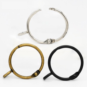 Tringle à rideau intérieure/extérieure, décoration intérieure, anneau à rideau en acier inoxydable durable avec œillet - Product Image 2