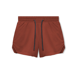 Shorts pour homme en tissu Oxford moderne, mélange de coton et de viscose, coupe légèrement fuselée, ourlet nettoyeur, respirant, séchage rapide, décontracté - Product Image 1