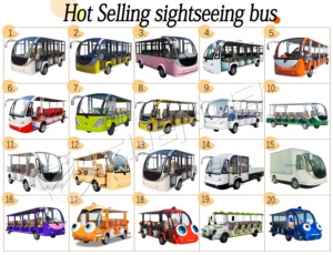 Autobús Turístico Eléctrico Seguro de Alta Calidad, Autobús de Pasajeros de Bajo Consumo, Autobús de Transporte Personalizable para Hoteles y Resorts - Product Image 6