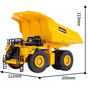 รถบรรทุกเหมืองจำลองพลาสติก SJY-1152 ขนาด 1:35 ของเล่นรถก่อสร้างแบบจำลอง - Product Image 6