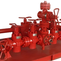 Dispositif de raccordement à bride sur mesure, robuste et résistant à l'usure, à grand diamètre, pour collecteur de régulation de production pétrolière