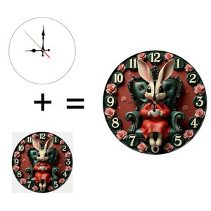 Round Wooden <b>Wall</b> <b>Clock</b> 25x25cm <b>Silent</b> Quartz <b>Clock</b> For Bedroom Living Room Home Decor - Product Image 1