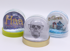 Di medie dimensioni personalizzato Albert Einstein acrilico globo di neve in resina Souvenir Snowglobe con immagine - Product Image 4